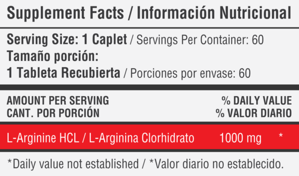 L ARGININE 1000 MG - Image 2
